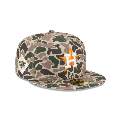 Sapca New Era Houston Astros MLB Duck Camo 59FIFTY Fitted - Verzi